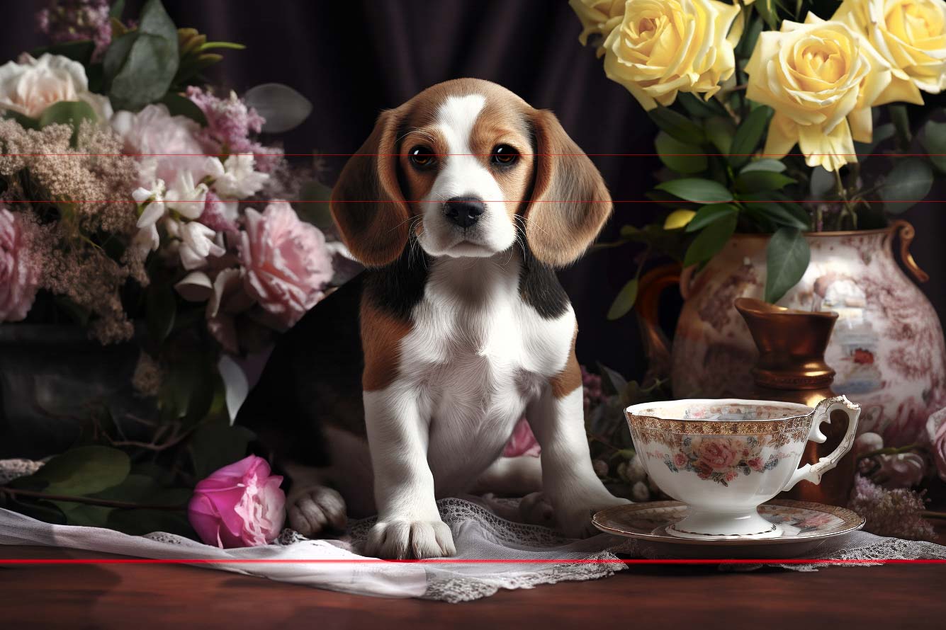 Beagle At Tea - English Origin